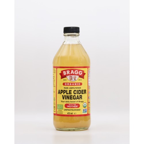 BRAGG ORGANIC APPLE CIDER VINEGAR - 473ML BRAGG ORGANIC APPLE CIDER VINEGAR - 473ML
