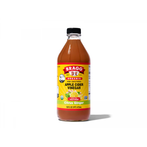 Bragg Organic Apple Cider Vinegar Citrus Ginger 473 ml