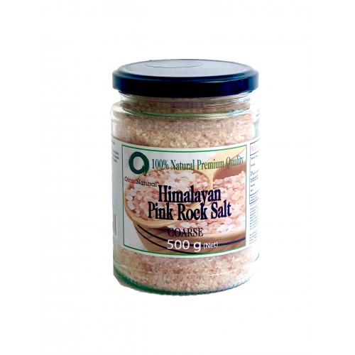 OMNINATURAL COARSE HIMALAYAN PINK ROCK SALT - 500G